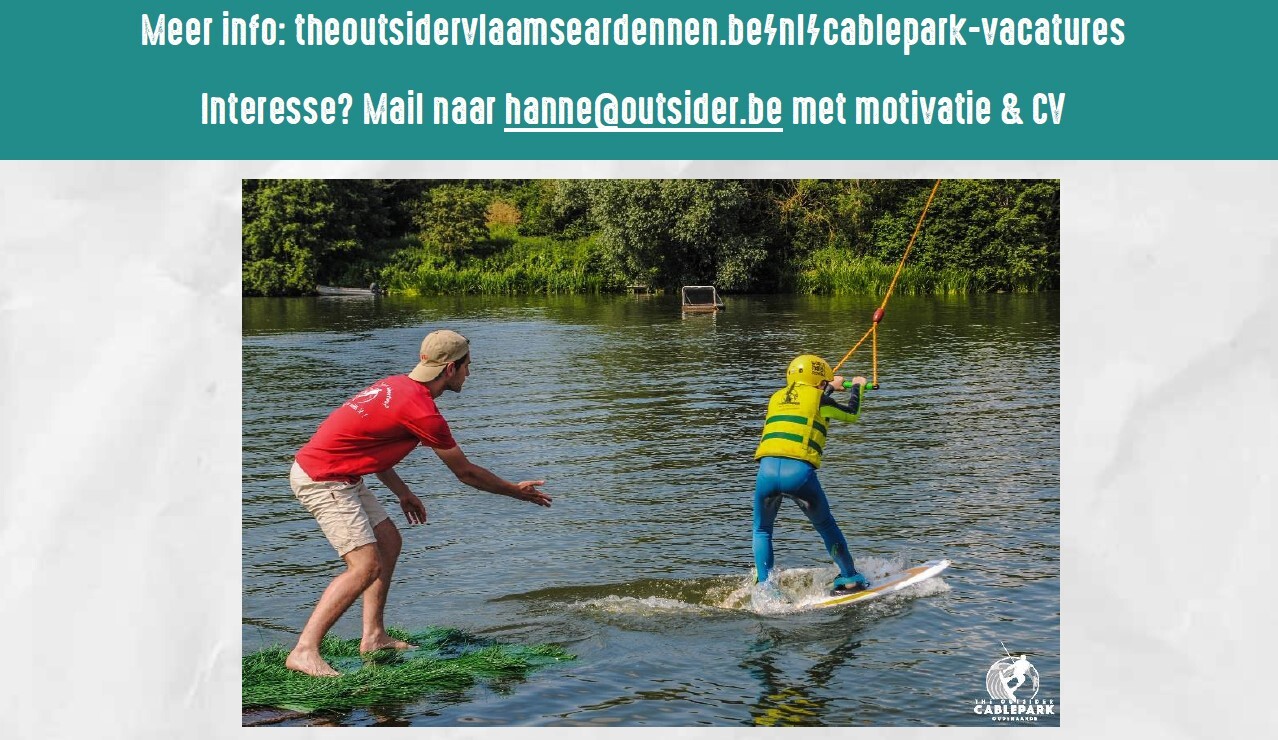 Vacatures Outsider cablepark